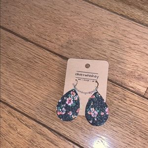 Brand new Olive and Whiskey Dangle Earrings